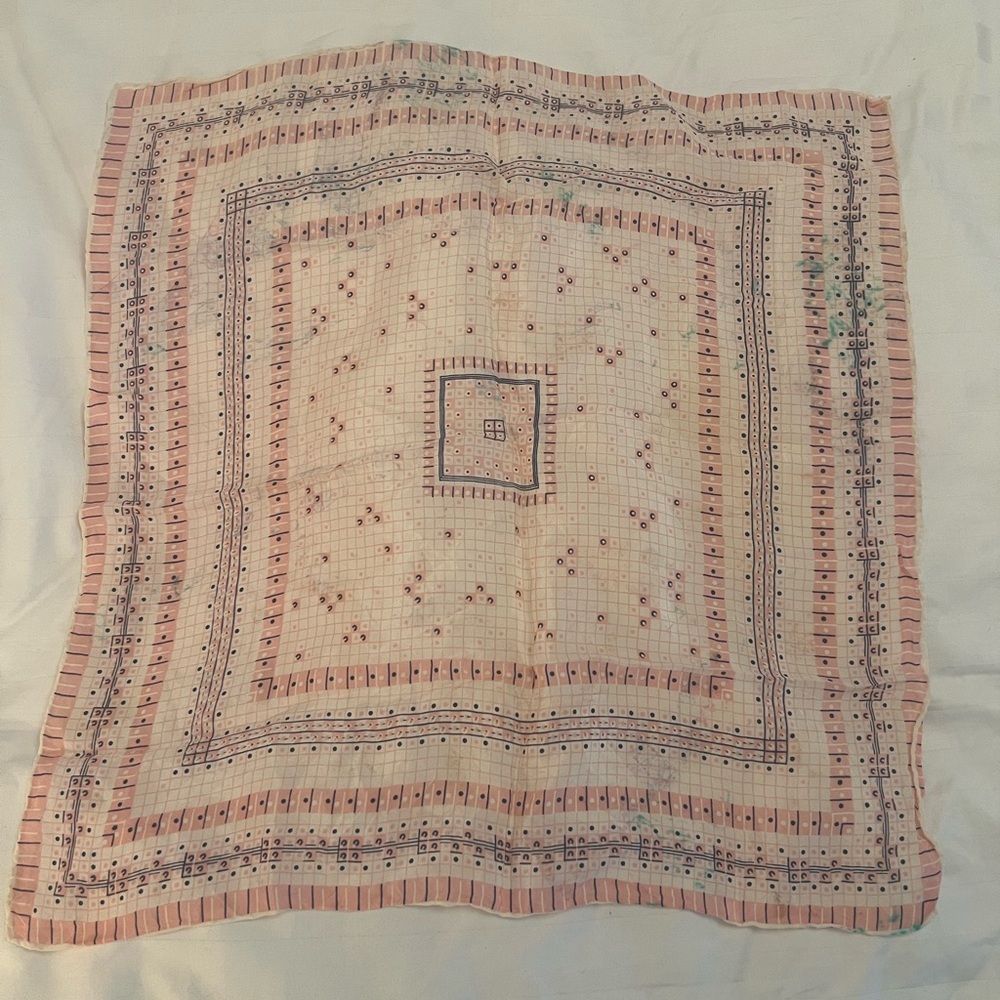 Vintage Patterned Scarf